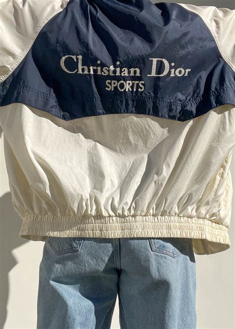 dior windbreaker black|christian dior windbreaker jacket.